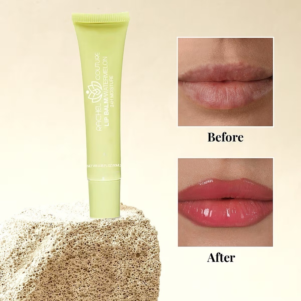 Rachel Couture Watermelon Lip Balm, 24 hour Moisture. NEW!